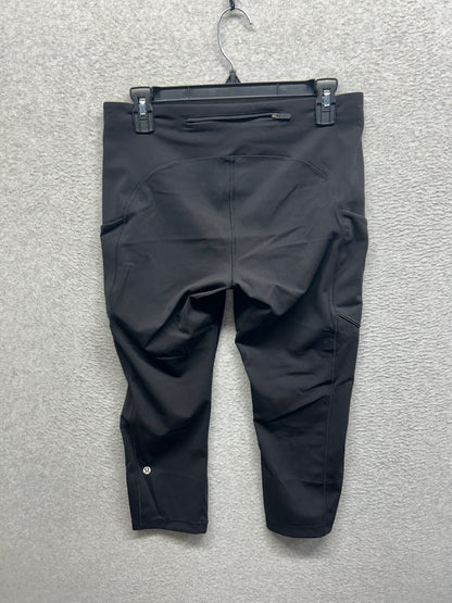 Lululemon Speed Up Crop (21") Size 10 Black