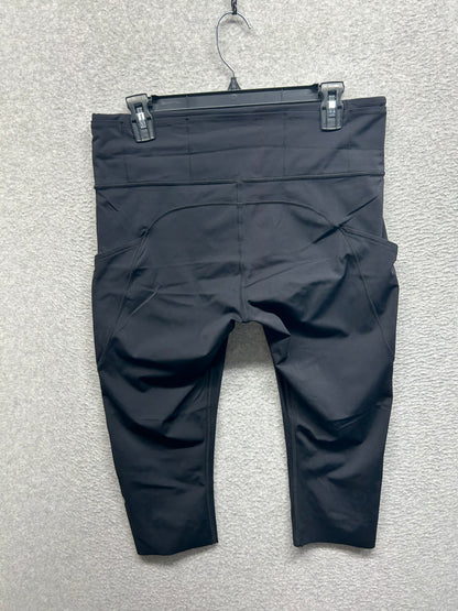 Lululemon Fast & Free Crop II Nulux 19" Size 12 Black