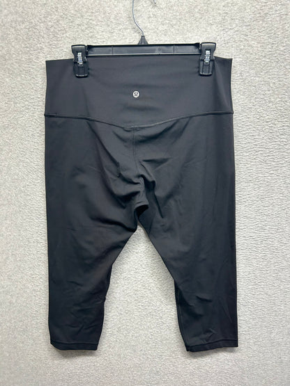 Lululemon Align Crop 21" Size 14 Black