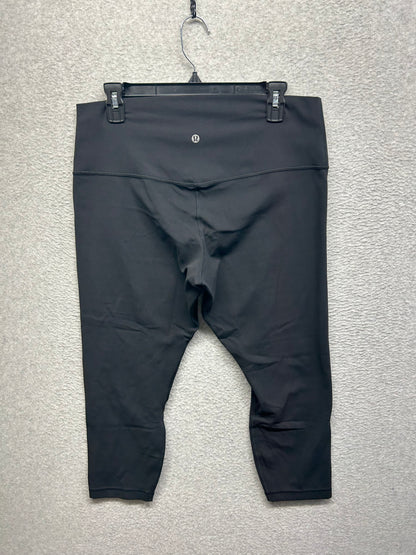Lululemon Align Crop 23" Size 14 Black