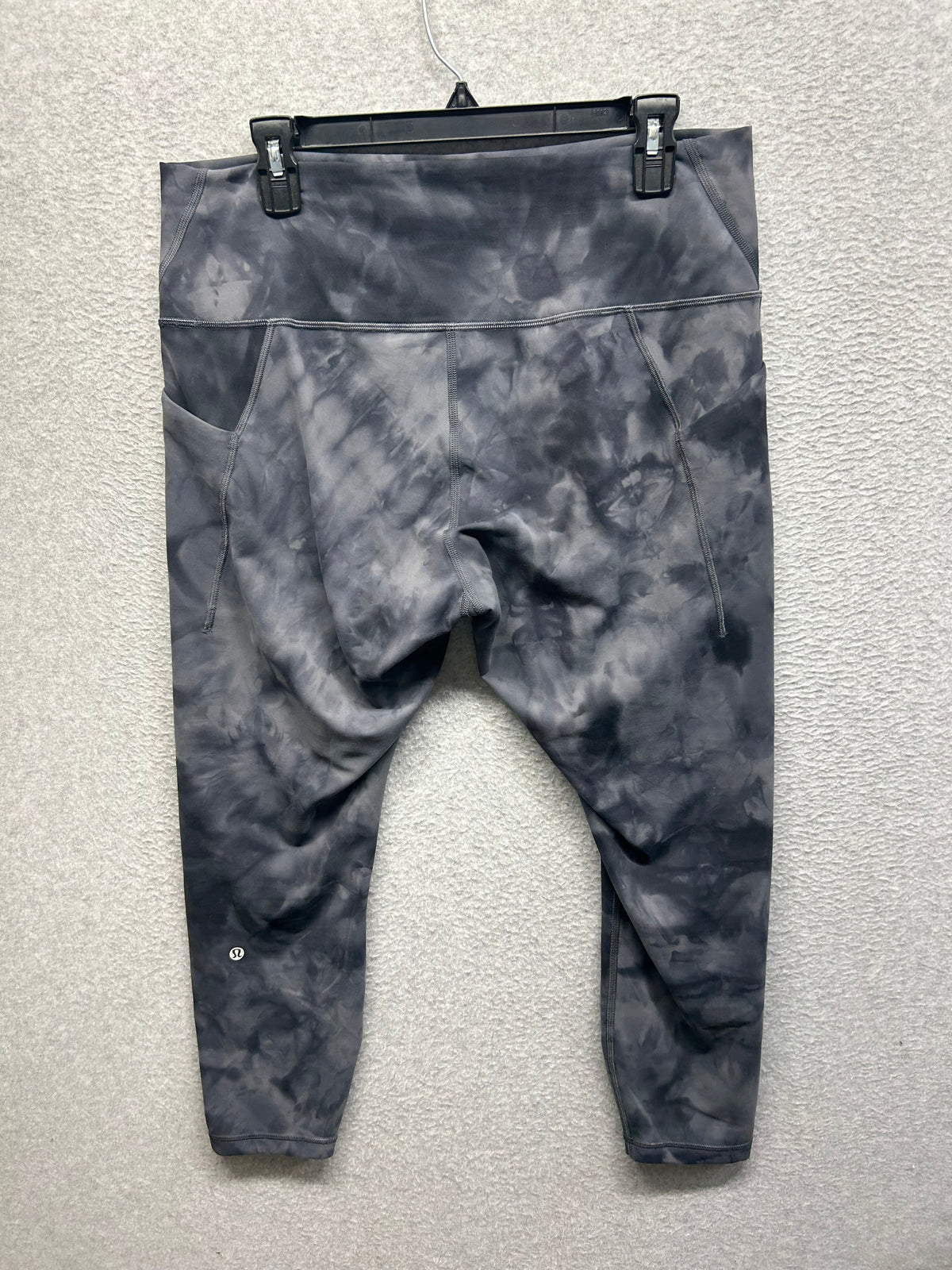 Lululemon Wunder Train High-Rise Tight with Pockets 25" Size 16 Diamond Dye Pitch Grey Graphite Grey