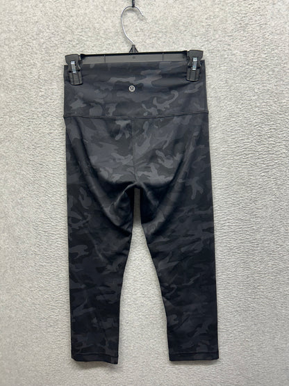 Lululemon Wunder Train High-Rise Crop 21" Size 6 Heritage 365 Camo Deep Coal Multi
