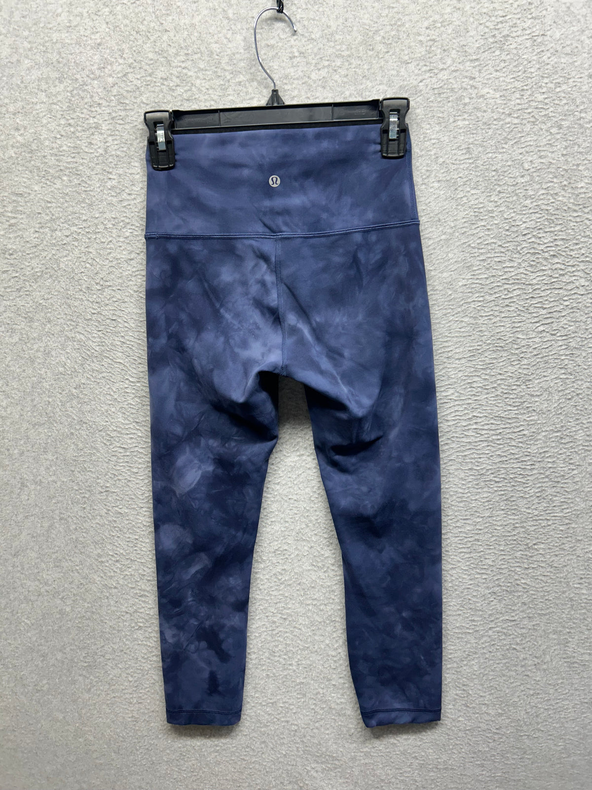 Lululemon Wunder Train High-Rise Crop 23" Size 6 Diamond Dye Shade Naval Blue