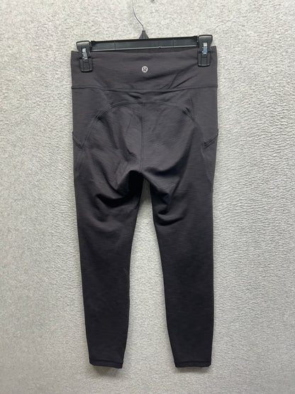 Lululemon Invigorate High-Rise Tight 25" Size 6 Heathered Black