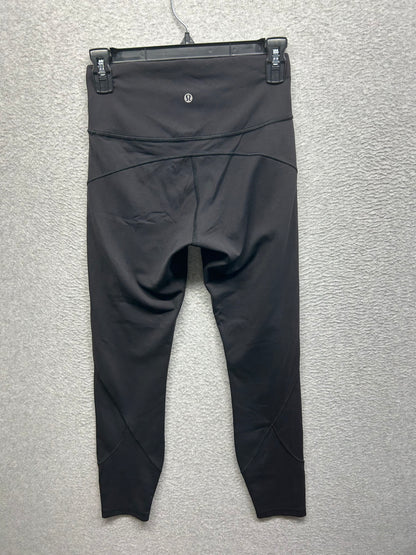 Lululemon In Movement Tight 25" Everlux Size 6 Black