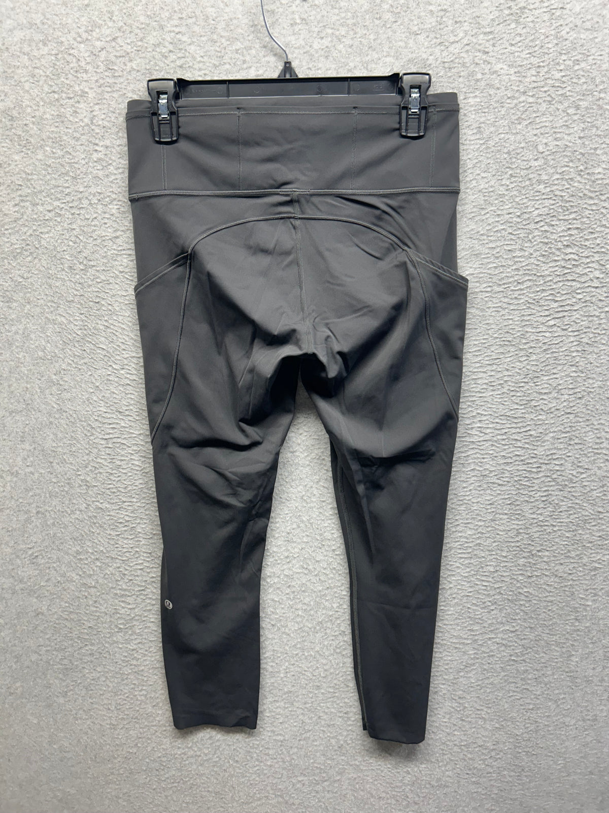 Lululemon Fast and Free High-Rise Crop II 23" Non-Reflective Size 8 Graphite Grey