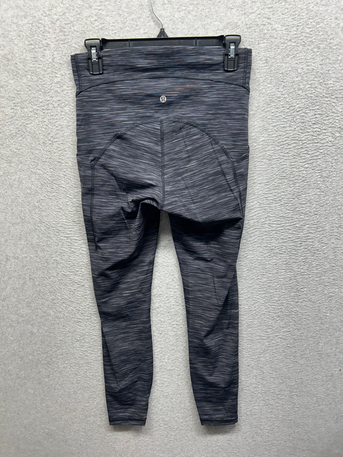 Lululemon Power Thru High-Rise Tight 25" Size 8 Heathered Black