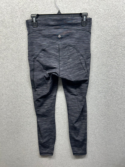 Lululemon Power Thru High-Rise Tight 25" Size 8 Heathered Black