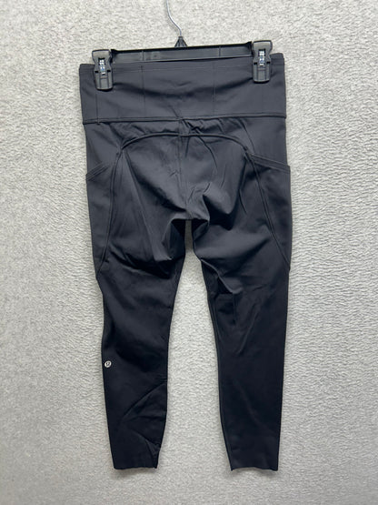 Lululemon Fast and Free Tight II 25" Non-Reflective Nulux Size 8 Black