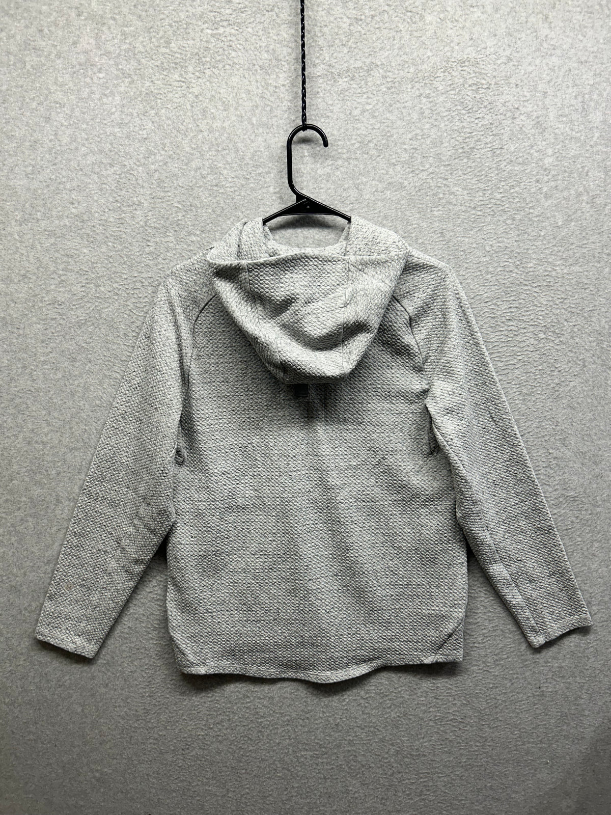 Lululemon At Ease Hoodie Size S Heathered Melody Light Grey / Black