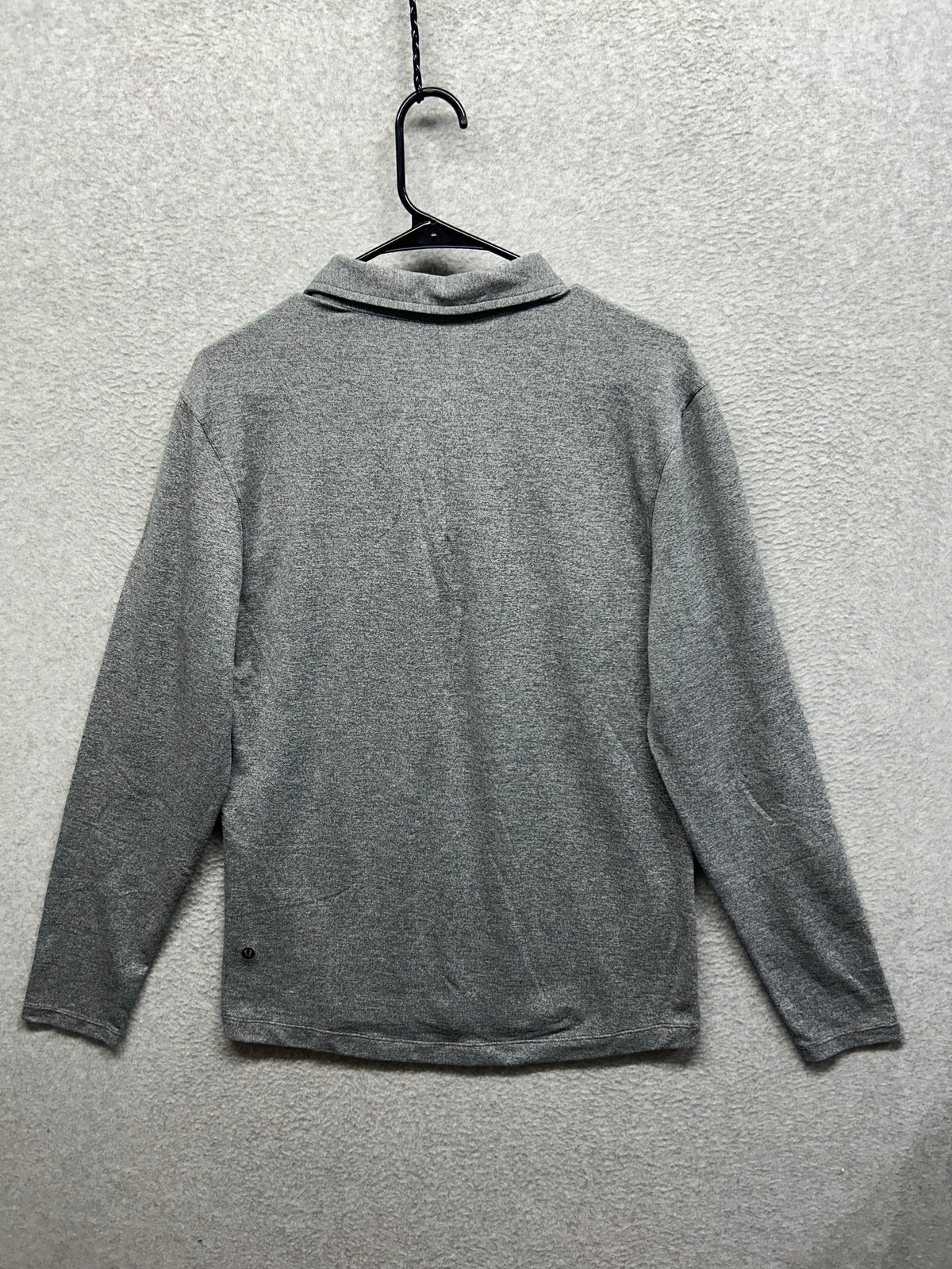 Lululemon Evolution Long Sleeve Polo Shirt Size Medium Gray