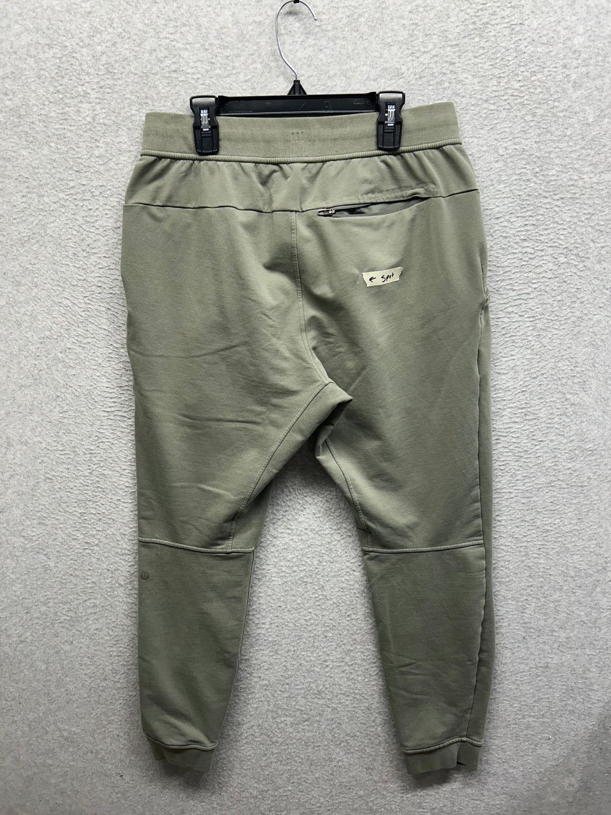 Lululemon City Sweat Jogger French Terry 27" Shorter Size M Grey Sage