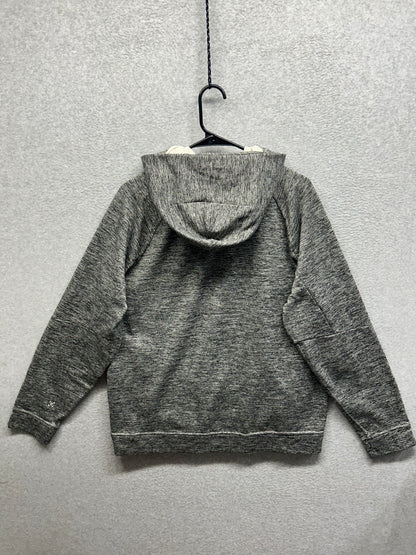Lululemon City Sweat Pullover Hoodie Fleece Size L Heathered Muslin