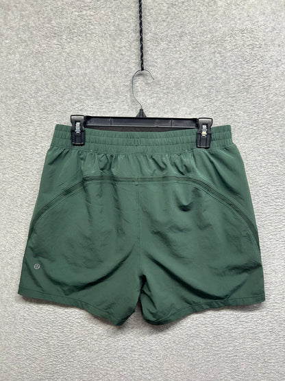 Lululemon Pace Breaker Linerless 5" Short Size Large Forrest Green