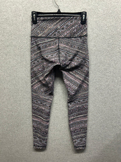Lululemon Wunder Under High-Rise Tight Engineered Full-On Luxtreme 28" Size 6 Tribal Pace Wunder Under White Black