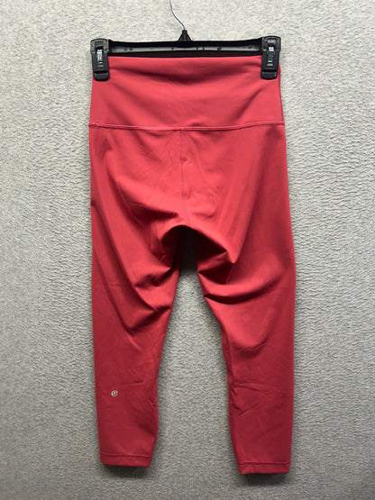 Lululemon Wunder Train High-Rise Crop 23" Size 6 Brier Rose