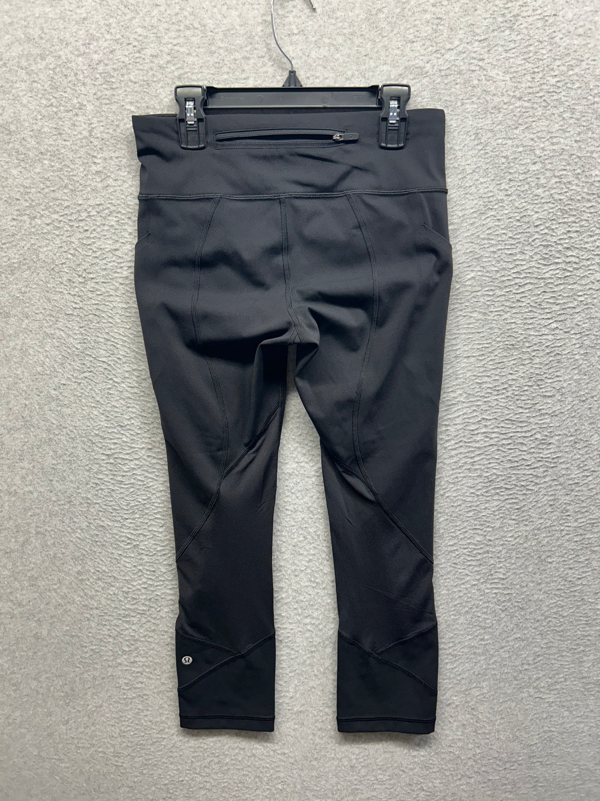 Lululemon Pace Rival Crop Full-On Luxtreme 22" Size 4 Black