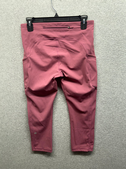 Lululemon Speed Up Crop 21" Size 8 Moss Rose