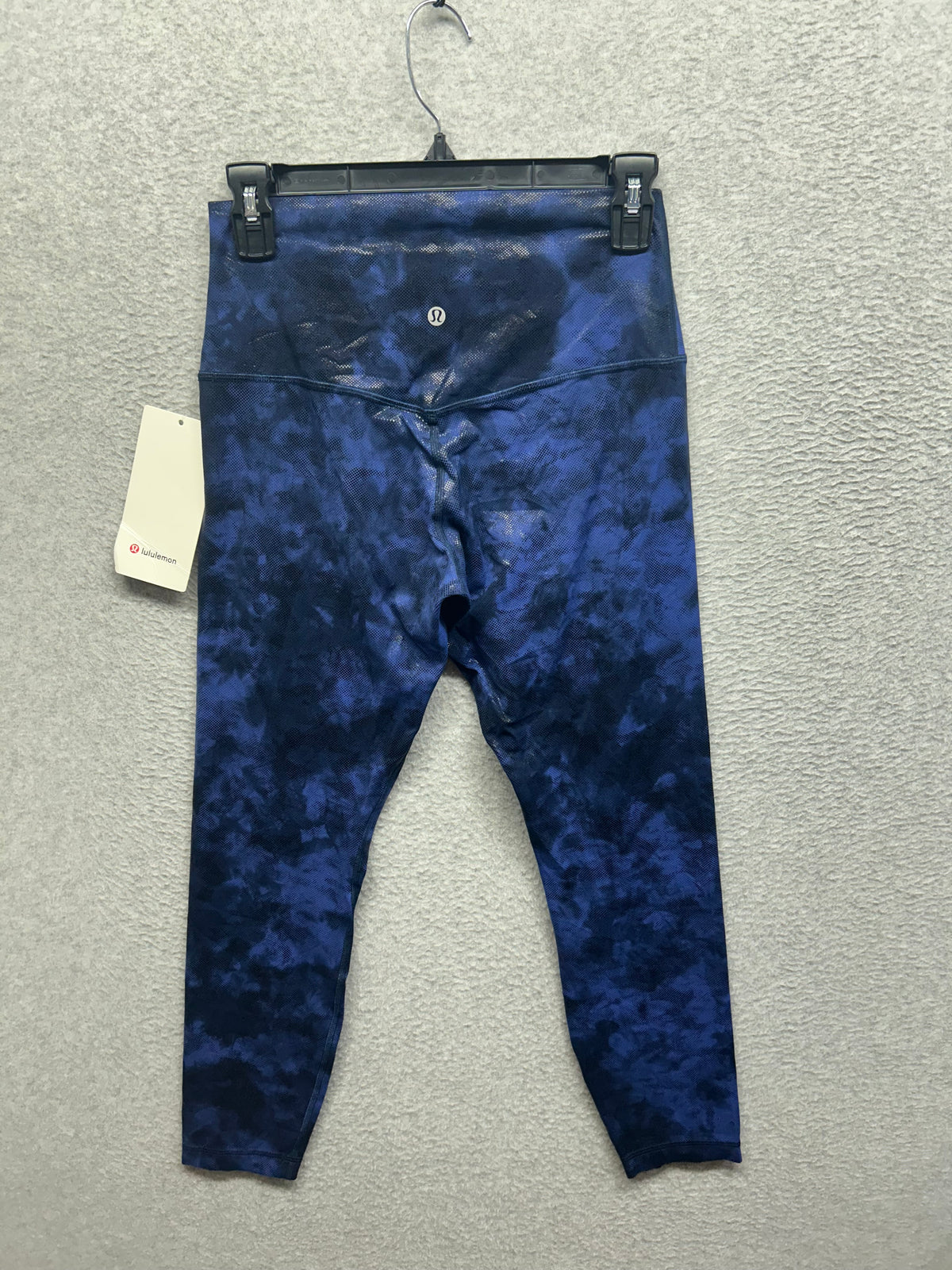 Lululemon Align High Rise 25" Pants Shine Size 8 Blue Diamond Dye
