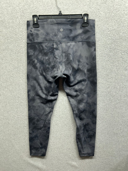 Lululemon Wunder Train High-Rise Tight 25" Size 10 Diamond Dye Pitch Grey Graphite Grey
