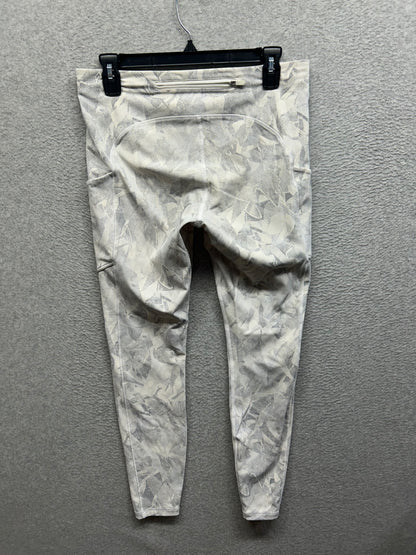 Lululemon Speed Up Tight 28" Size 10 Jasmine White Multi