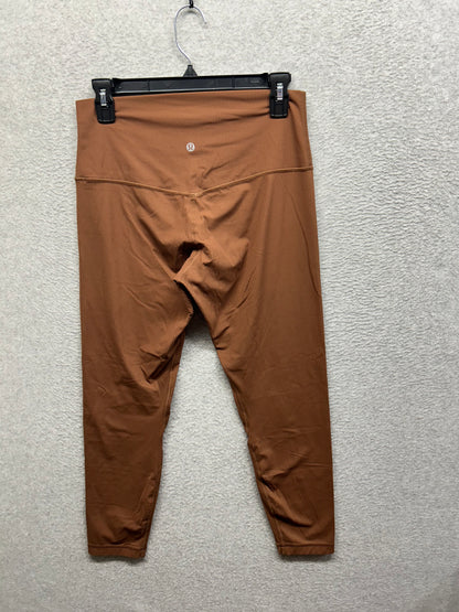 Lululemon Align Ribbed High-Rise Pant 25" Size 10 Roasted Brown