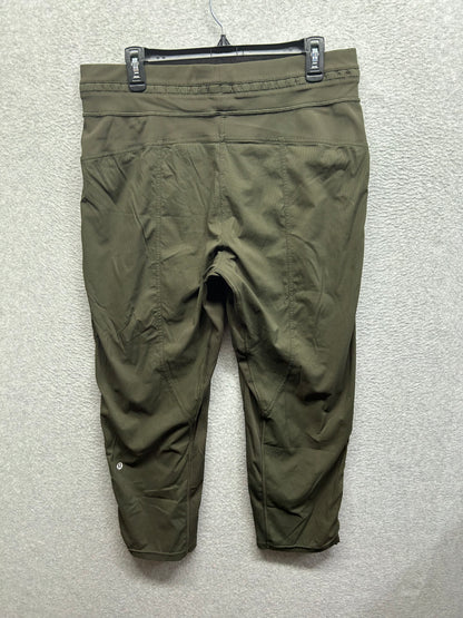 Lululemon Dance Studio Crop 25" Size 12 Dark Olive