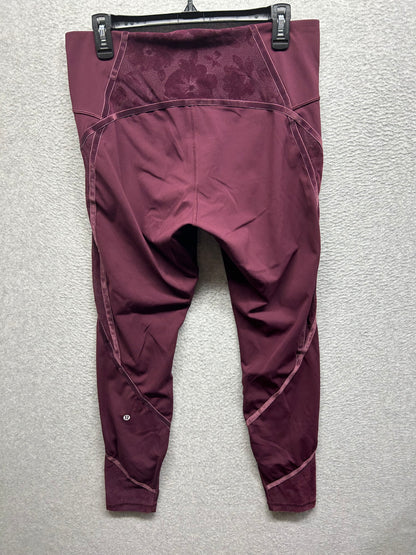 Lululemon Wunder Under High-Rise Tight Flocked 28" Size 12 Dark Adobe / Scatter Floral Dark Adobe Dark Adobe