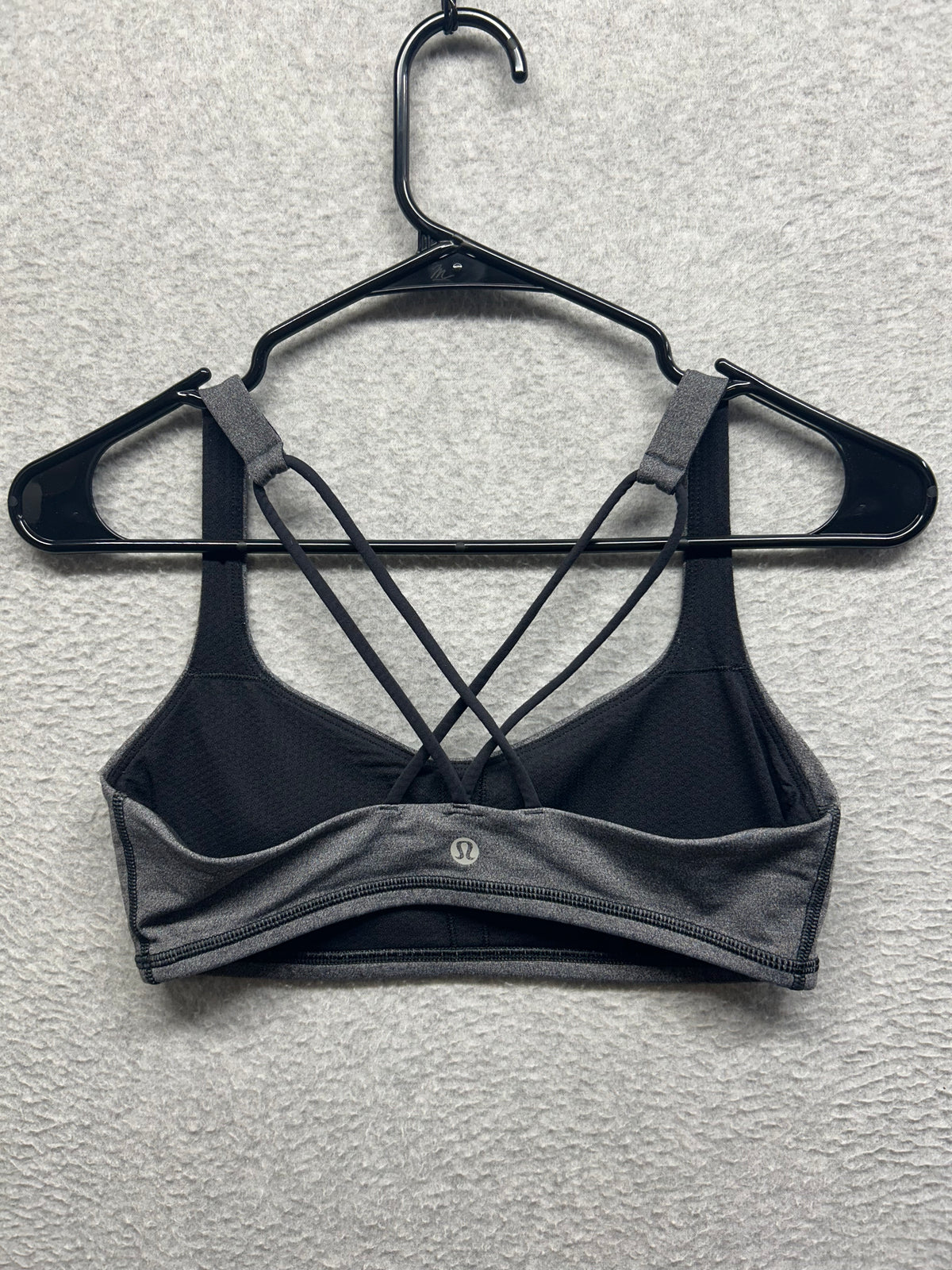 Lululemon Free To Be Bra Size 6 Heathered Black / Black