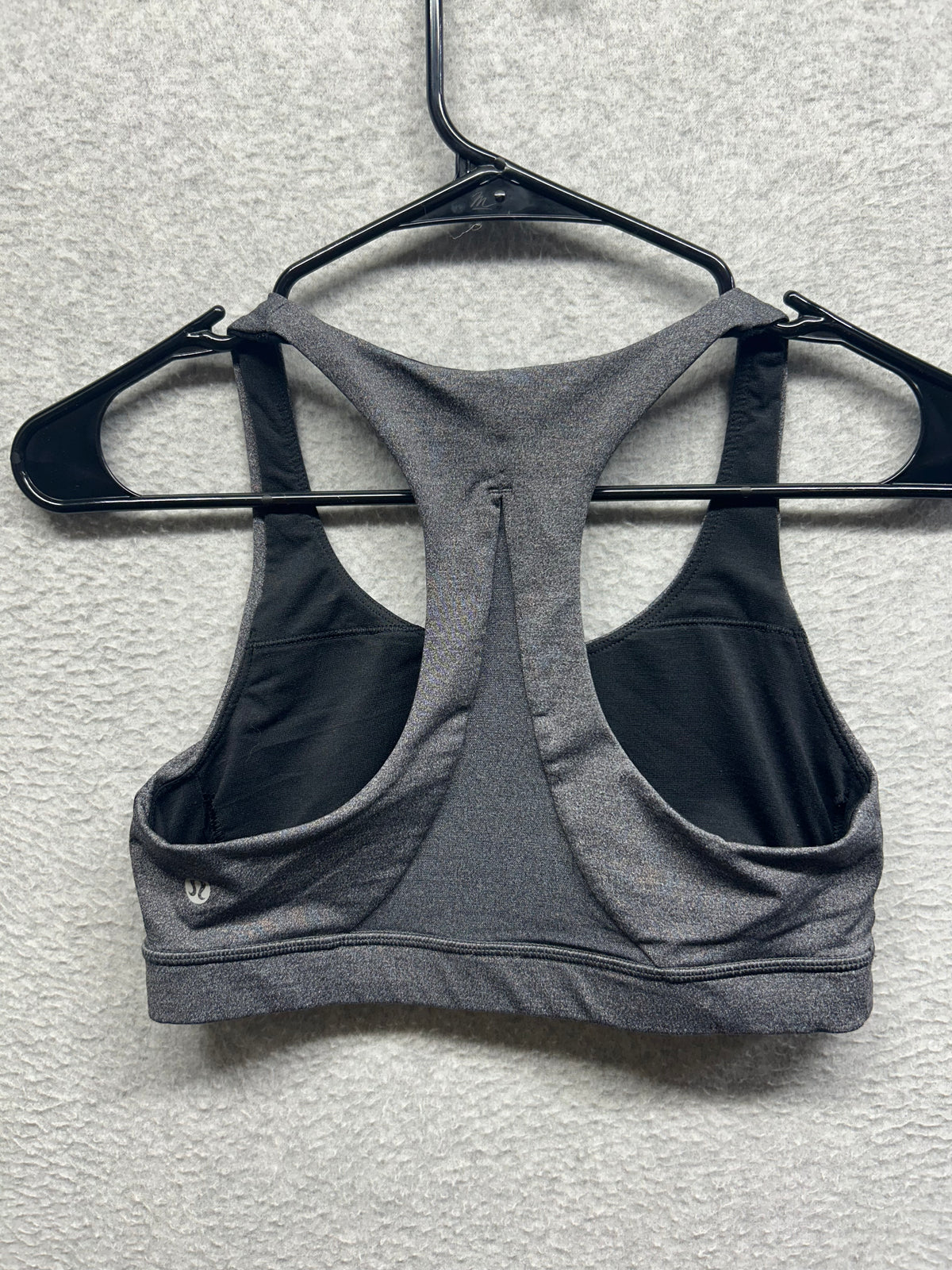 Lululemon Invigorate Bra Size 6 Heathered Black
