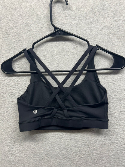 Lululemon Energy Bra Size 6 Black