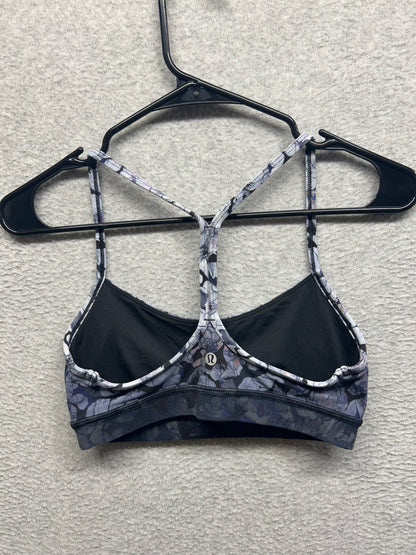 Lululemon Flow Y Bra Nulu Light Support, B/C Cup Size 6 Nightfall Blossom Multi Flow Y Loungline Bra Nulu