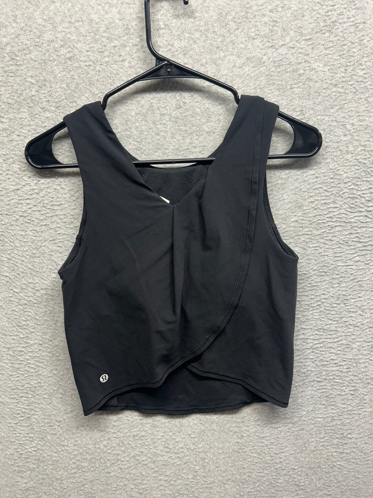 Lululemon Nulu Twist-Back Yoga Tank Top Size 8 Black