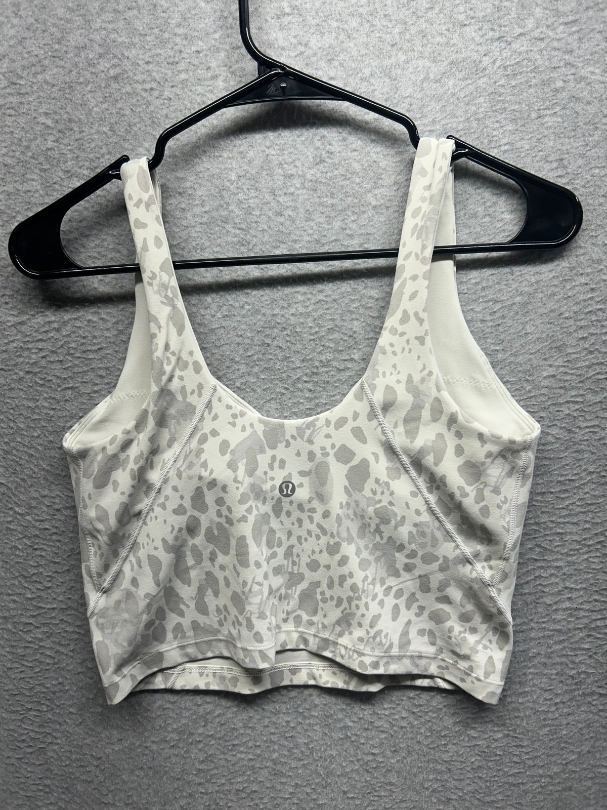 Lululemon Align Tank Top Size 8 Cheetah Camo Antique White Multi