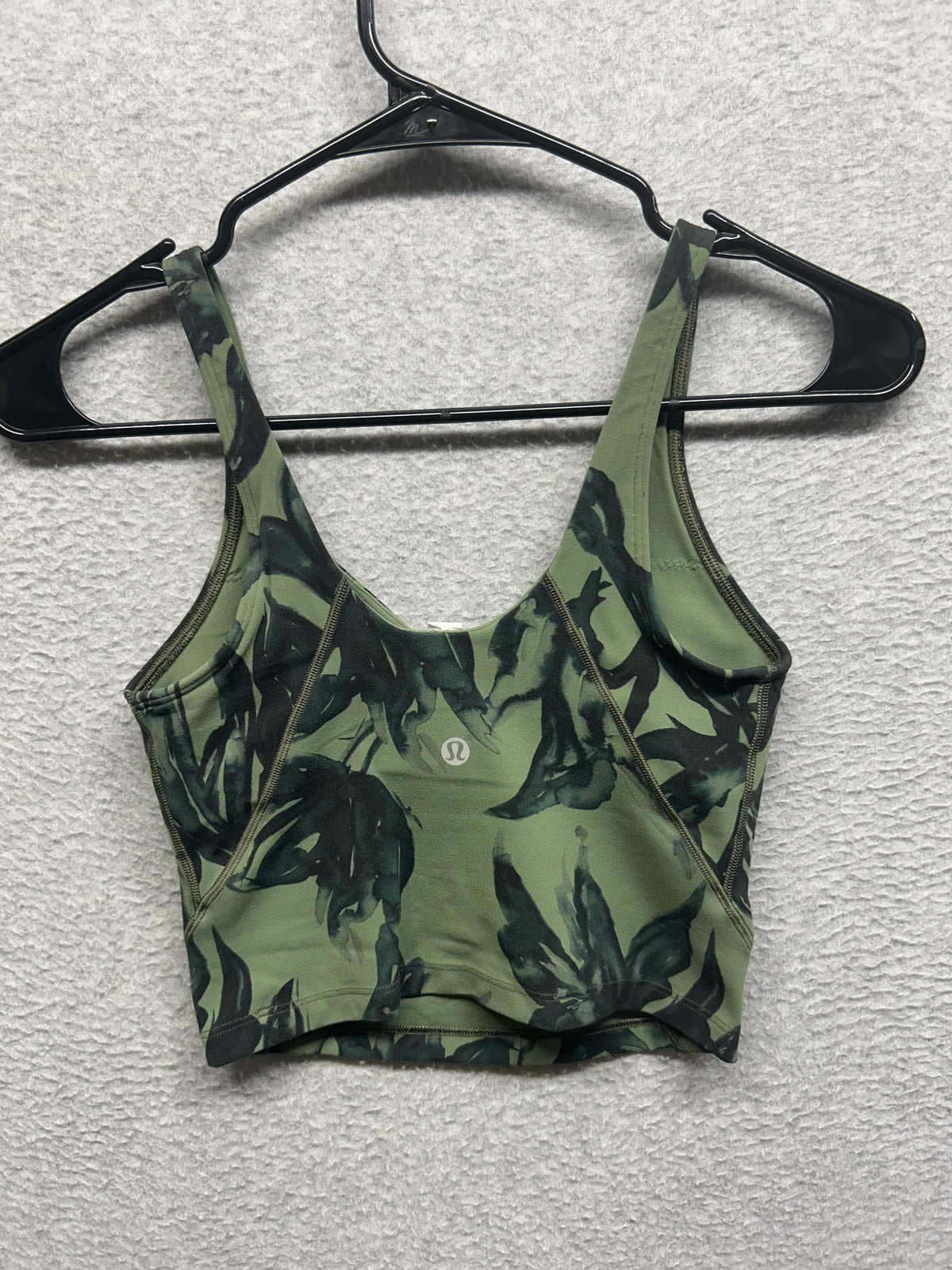 Lululemon Align Tank Top Size 2 Botanical Bloom Green Twill Multi