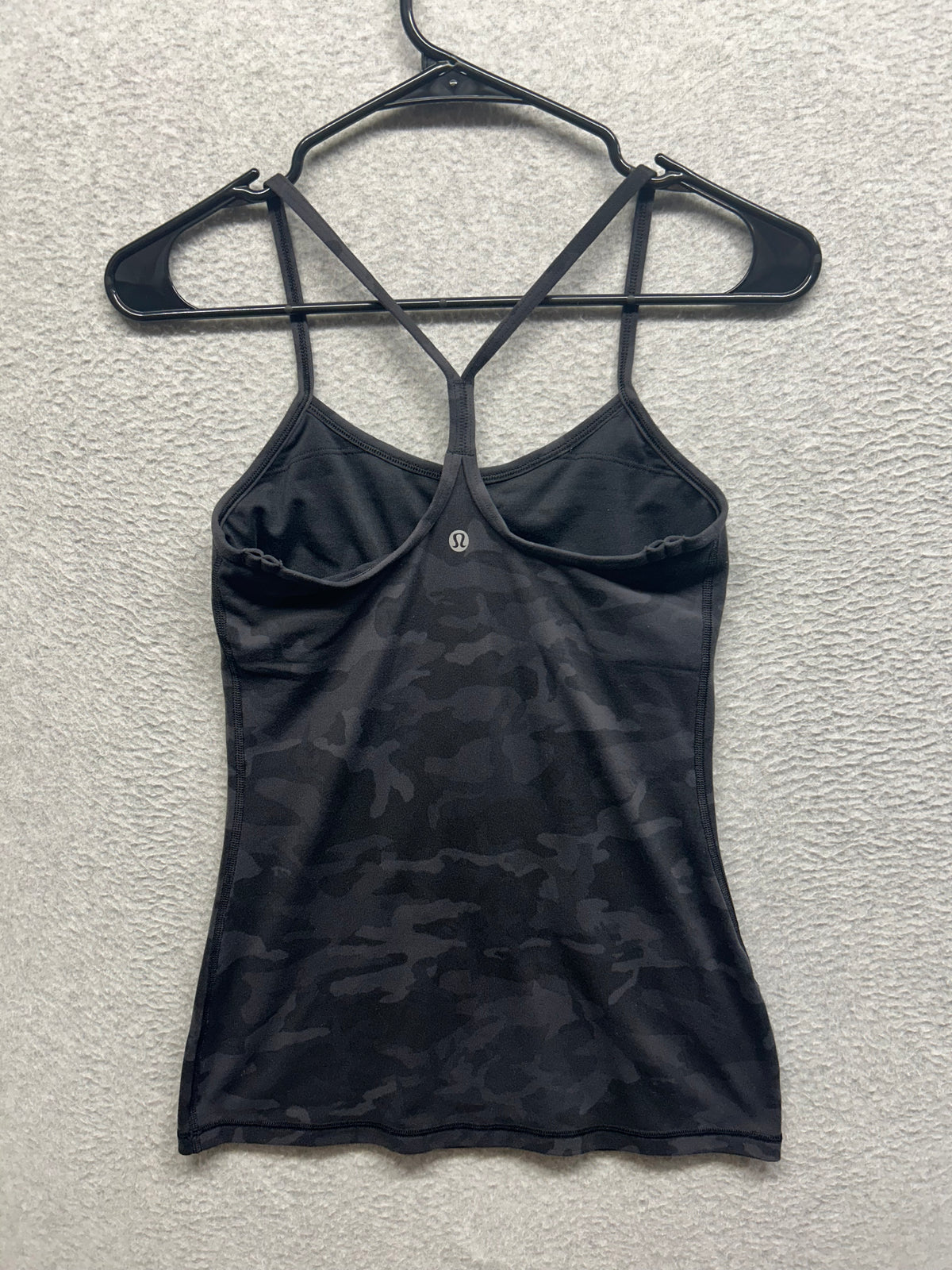Lululemon Power Y Tank Luon Size 4 Incognito Camo Multi Grey