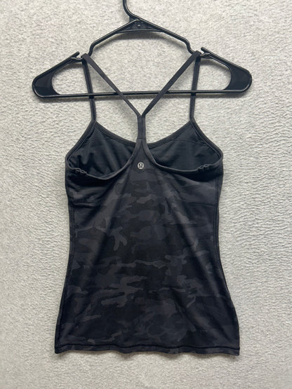 Lululemon Power Y Tank Luon Size 4 Incognito Camo Multi Grey