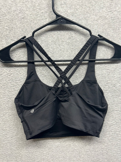 Lululemon Energy Longline Bra Medium Support, B-D Cups Evolve Size S Black