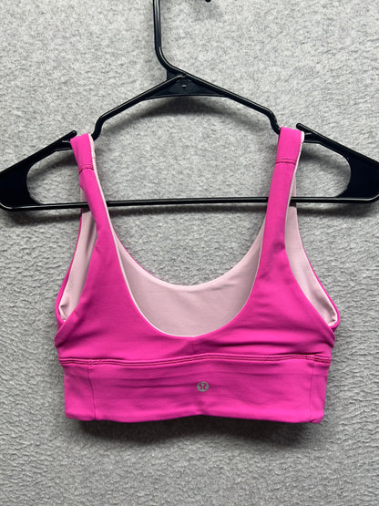 Lululemon Align Bra 2 Pack Light Support, A/B Cup Size 4 Black / Black / Pink Peony / Sonic Pink
