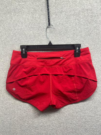 Lululemon Speed Up Short 2.5" Size 6 Dark Red (First Release)