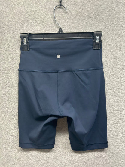 Lululemon Wunder Train High Rise Short 8" Size 6 True Navy