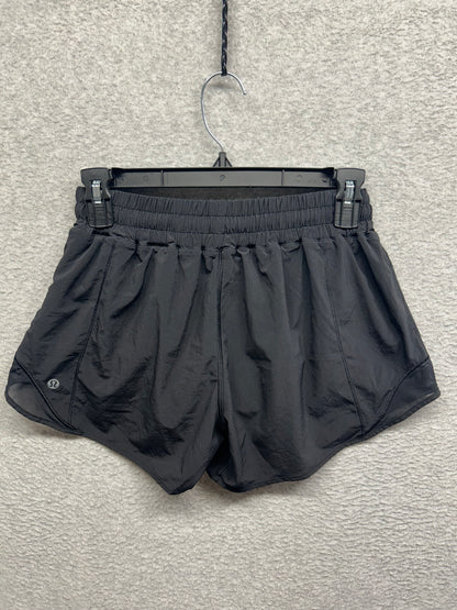 Lululemon Hotty Hot Short II Long 4" Size 6 Black