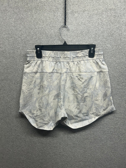 Lululemon Spring Break Away Short 4-way Stretch 3" Size 8 Eternal Wave White Gray Camo