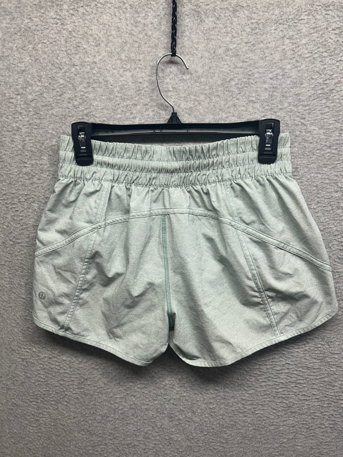 Lululemon Tracker Short V 4" Size 8 Heather Lux Multi Hazy Jade