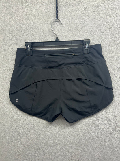 Lululemon Speed Up Short Long 4" Updated Fit Size 8 Black