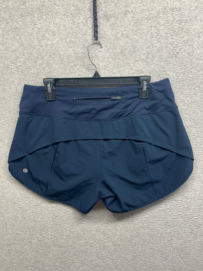 Lululemon Speed Up Short Long 4" Updated Fit Size 10 True Navy