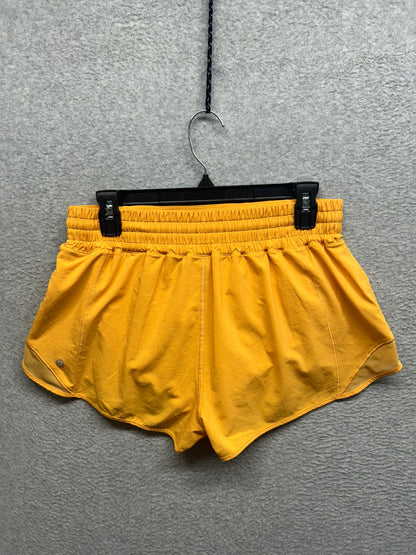 Lululemon Hotty Hot High-Rise Lined Short 2.5" Size 10 Mango Dream