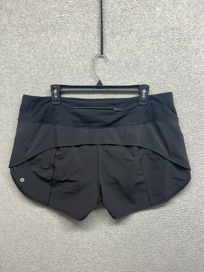 Lululemon Speed Up Mid-Rise Short 4" Size 14 Black