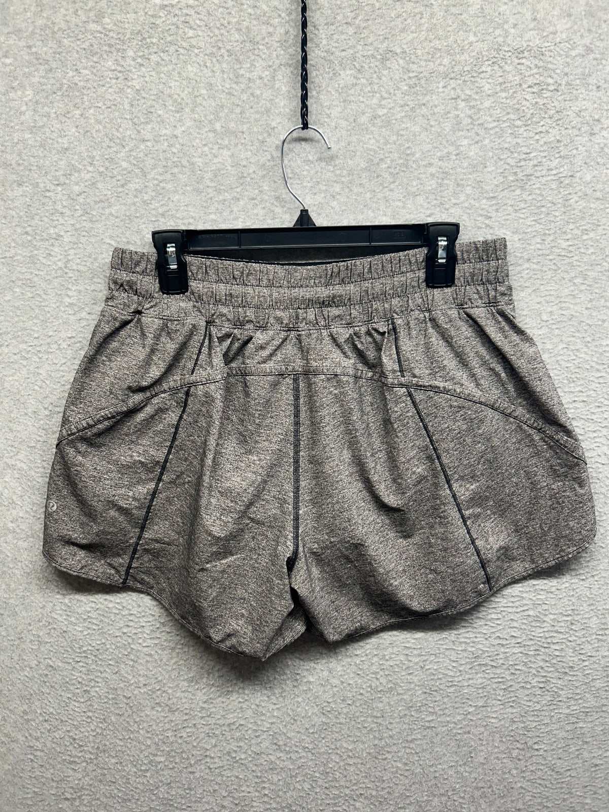 Lululemon Track That Short 5" Size 14 Heather Lux Multi Black