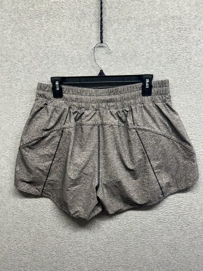 Lululemon Track That Short 5" Size 14 Heather Lux Multi Black
